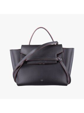 Celine Belt Bag Mini Black Pink Leather